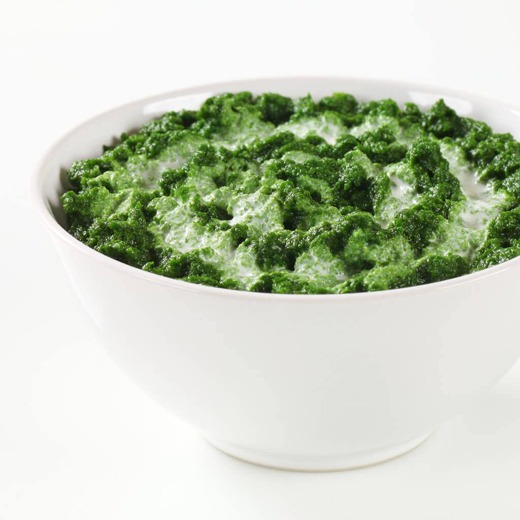 Épinards à la crème et aux fines herbes